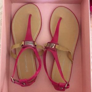 Pink BCBGeneration rubber sandals